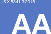 JIS X 8341-3:2016 Conformance level AA. Go to JAB's Website in a new window