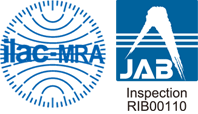 MAR combined symbol of Japan Accreditation Board (JAB) and JAB certification symbol. RIB00110. Go to JAB's Website in a new window